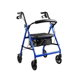 Aluminum Walker Rollator with 6' casters